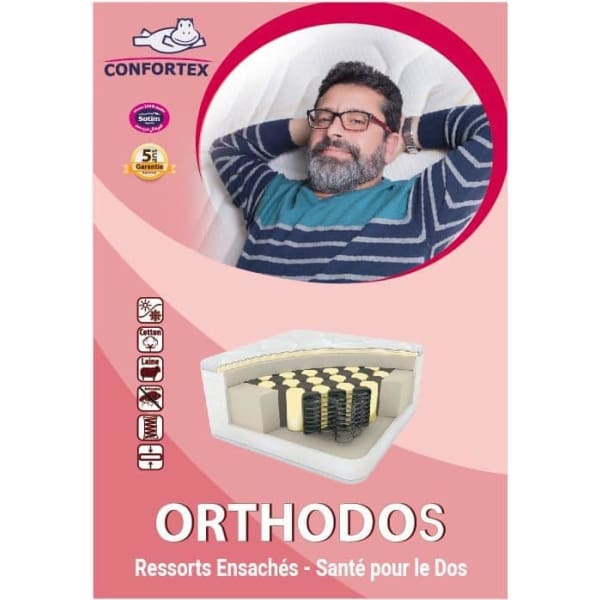 Matelas à ressorts CONFORTEX Orthodos (190*90 Cm) Matelas à ressorts CONFORTEX Orthodos (190*90 Cm)